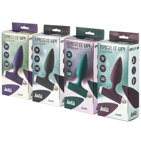 Анальная вибропробка Lola toys Glory