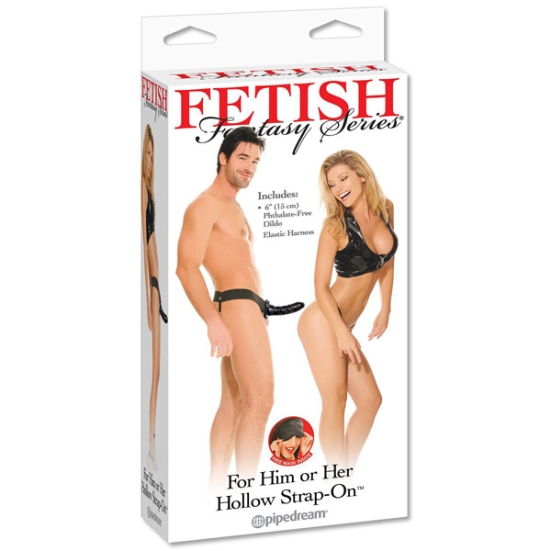 Страпон полый Pipedream For Him or Her