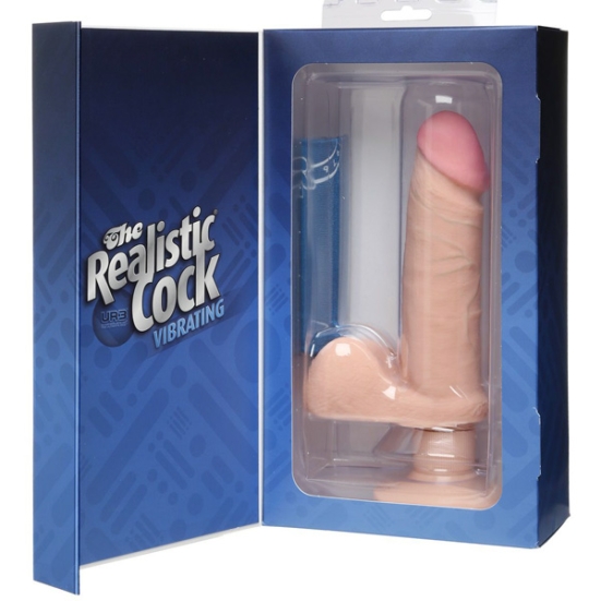 Фаллос-вибратор Realistic Cock 6&quot; Ultraskyn