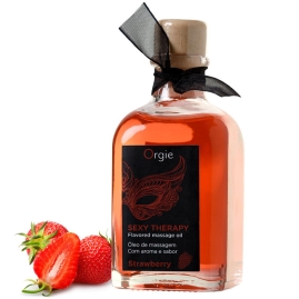 Массажное масло Orgie Strawberry, съедобное