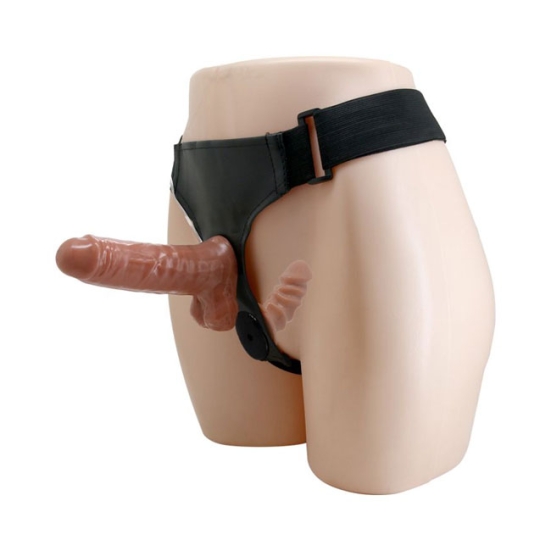 Страпон Ultra Passionate Harness - 2 насадки