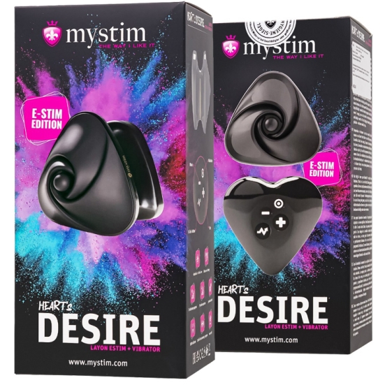 Вибратор с электростимуляцией Mystim Hearts Desire