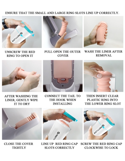 Авто-мастурбатор с фрикциями Pretty Love Aby